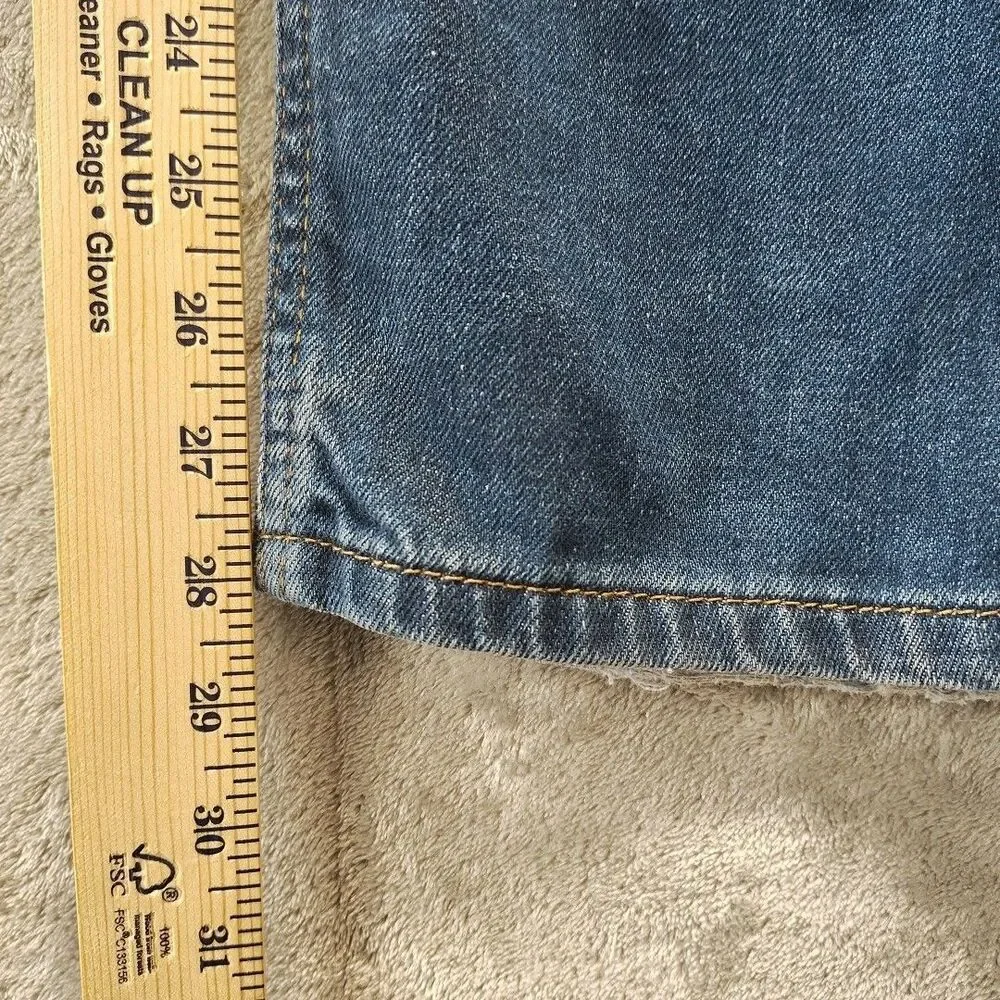 Levis 541 Men 32x30 Jeans Straight Leg Relaxed Fit Stretch Stone Wash Distressed